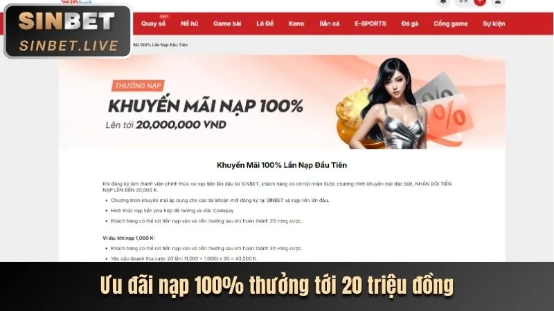 Các chương trình khuyến mãi mới nhất tại xin88